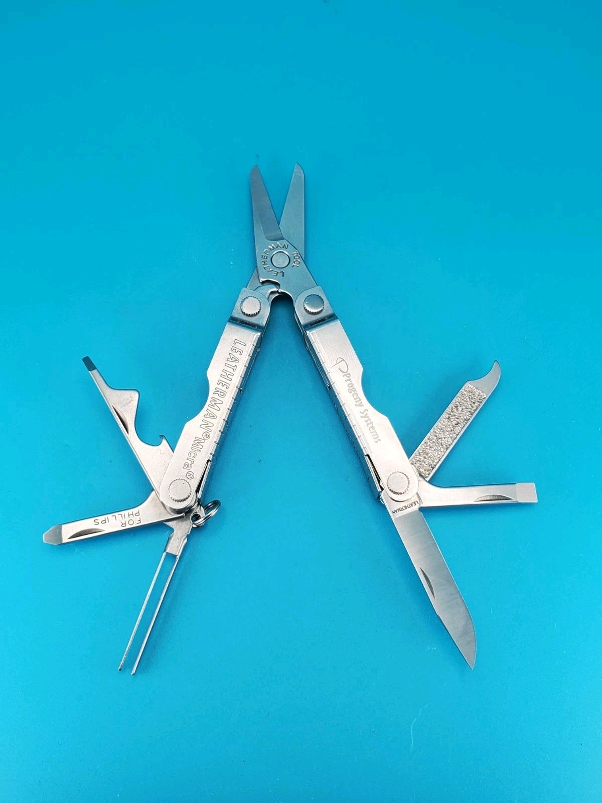 Leatherman Micra Multi-Tool, Knife, Scissors, Key Ring! PROGENY SYSTEMS