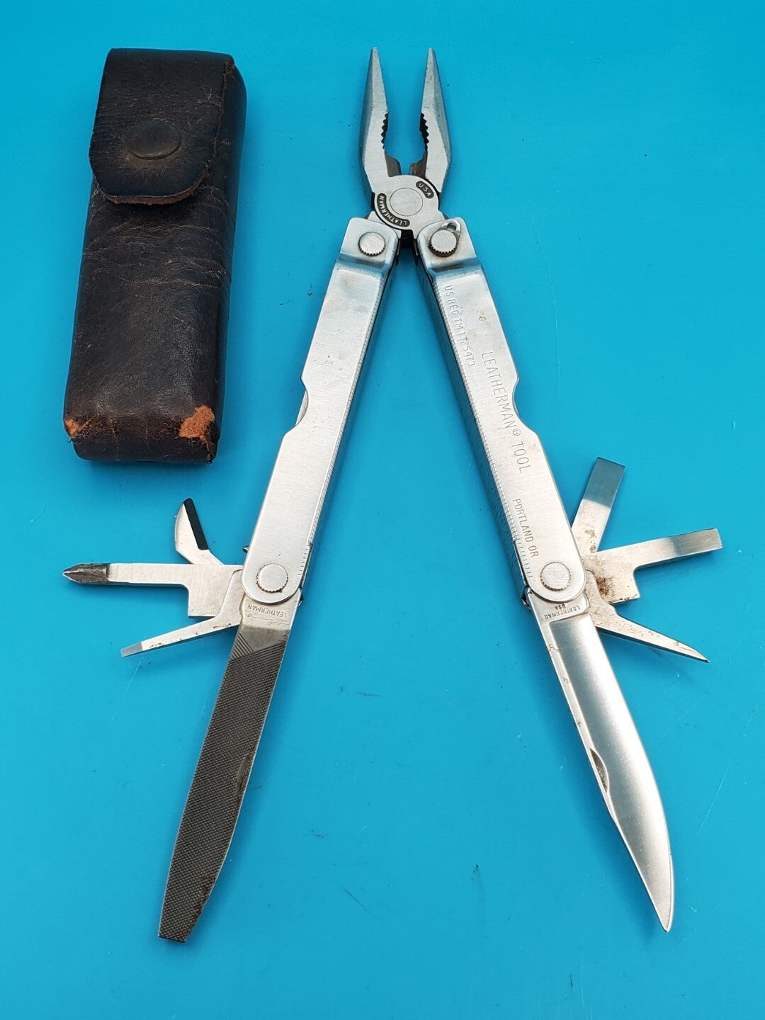 Leatherman PST Multi Tool! 09/93 Date Stamp! WITH SHEATH!