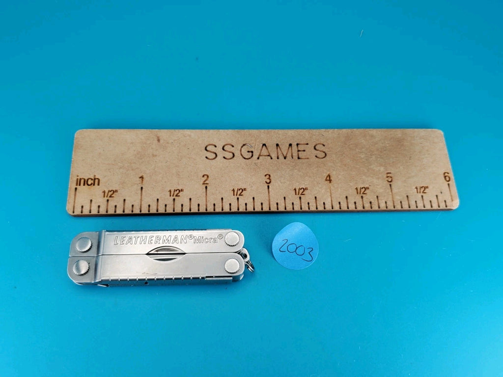 Leatherman Micra Multi-Tool, Knife, Scissors, Key Ring, Stainless!