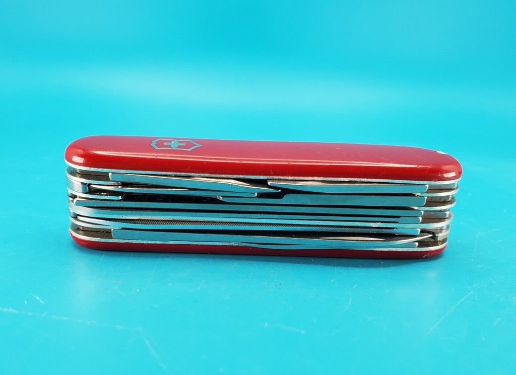 Victorinox Custom Ranger Swiss Army Knife Red Multi-Tool! With Fish Scaler!