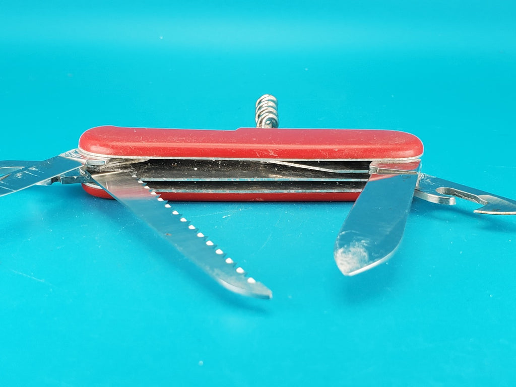 Victorinox Economy Camper Red Swiss Army Knife Multi Tool!