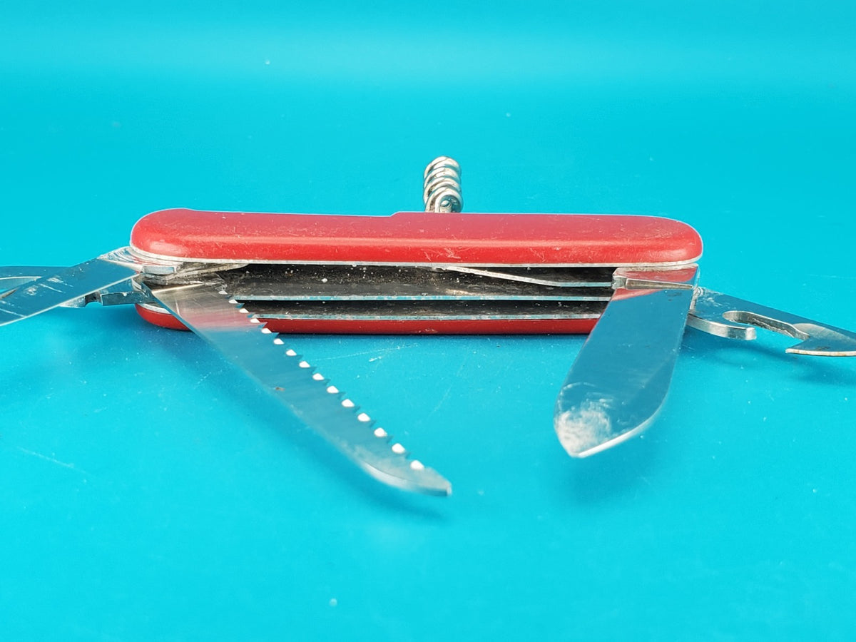 Victorinox Economy Camper Red Swiss Army Knife Multi Tool!