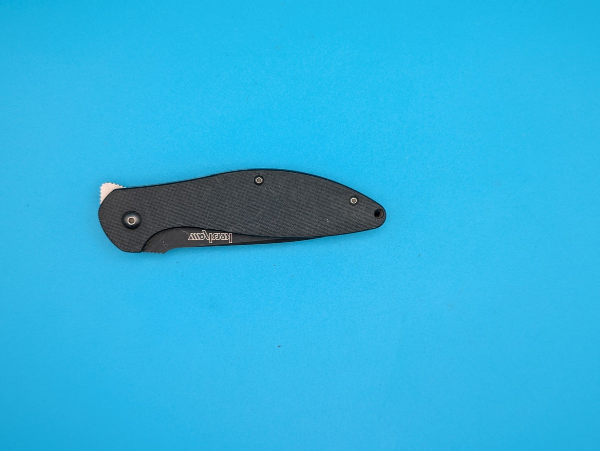 KERSHAW 1745BLK ENER-G2 BLACK LEE WILLIAMS DESIGN FLIPPER OPEN POCKET KNIFE!