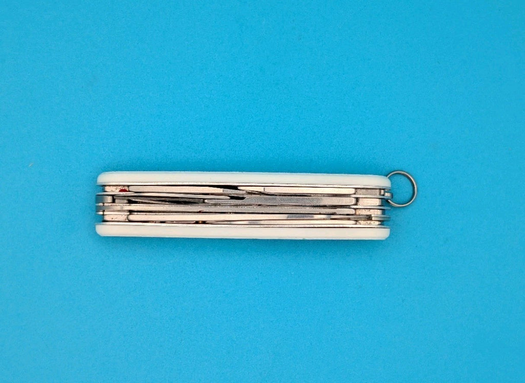CUSTOM VICTORINOX FIELDMASTER GLOW IN THE DARK PAW PRINTS SWISS ARMY KNIFE!