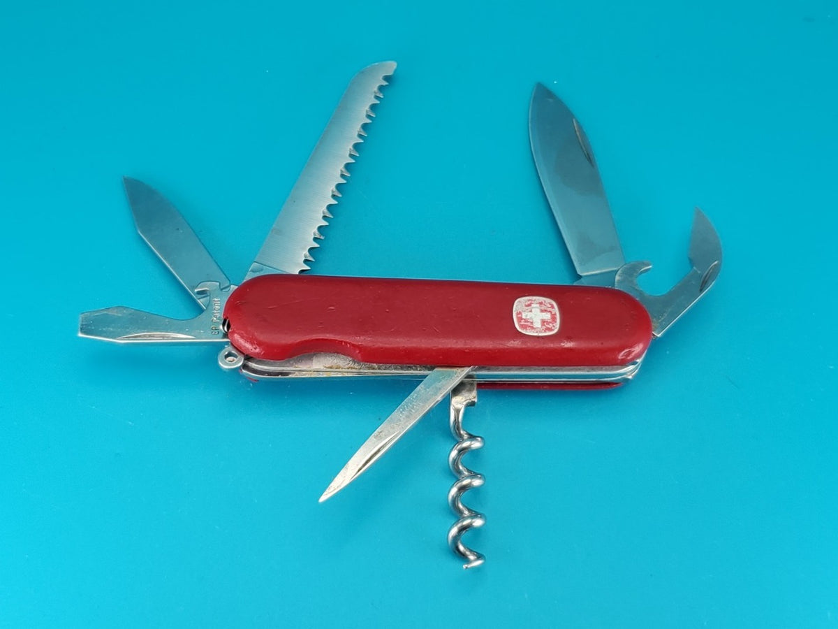 Wenger Backpacker 2 Red Swiss Army Knife Multi Tool!