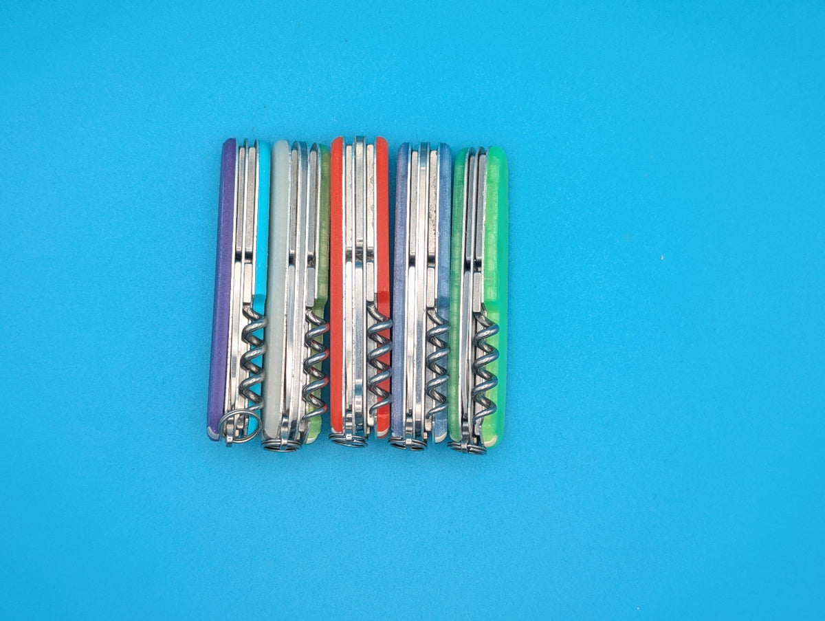 Custom Victorinox Glow in the Dark Swiss Army Knife Multi Tool! LOT OF 5!