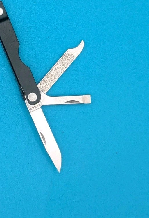 Leatherman Micra Multi-Tool, Knife, Scissors, Key Ring, Black