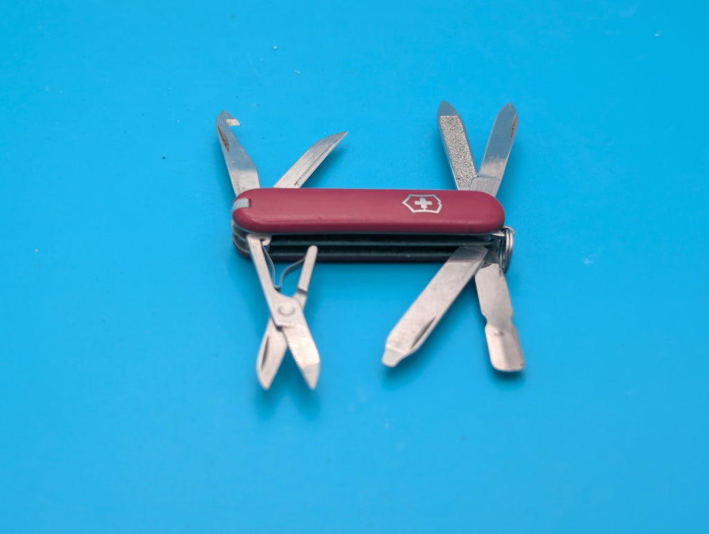 Victorinox Original MiniChamp Swiss Army Knife Multi Tool! RED!