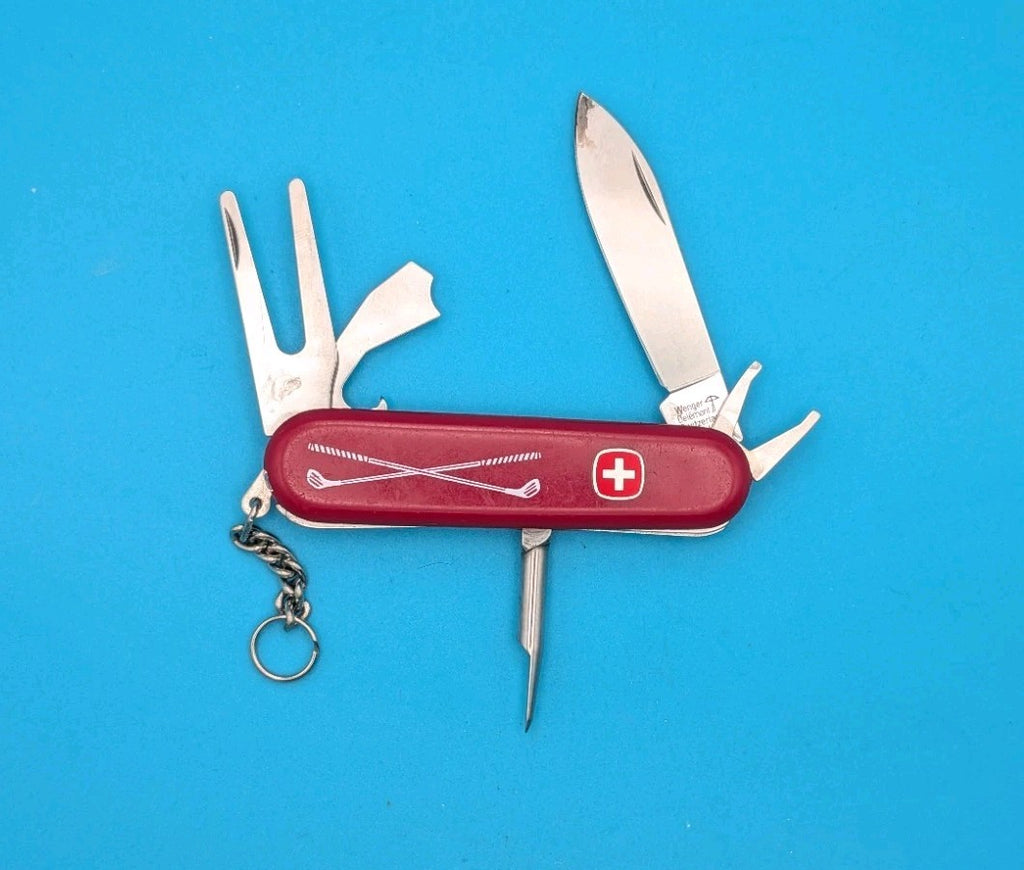 Vintage Wenger Golf Pro Swiss Army Knife Multi Tool!