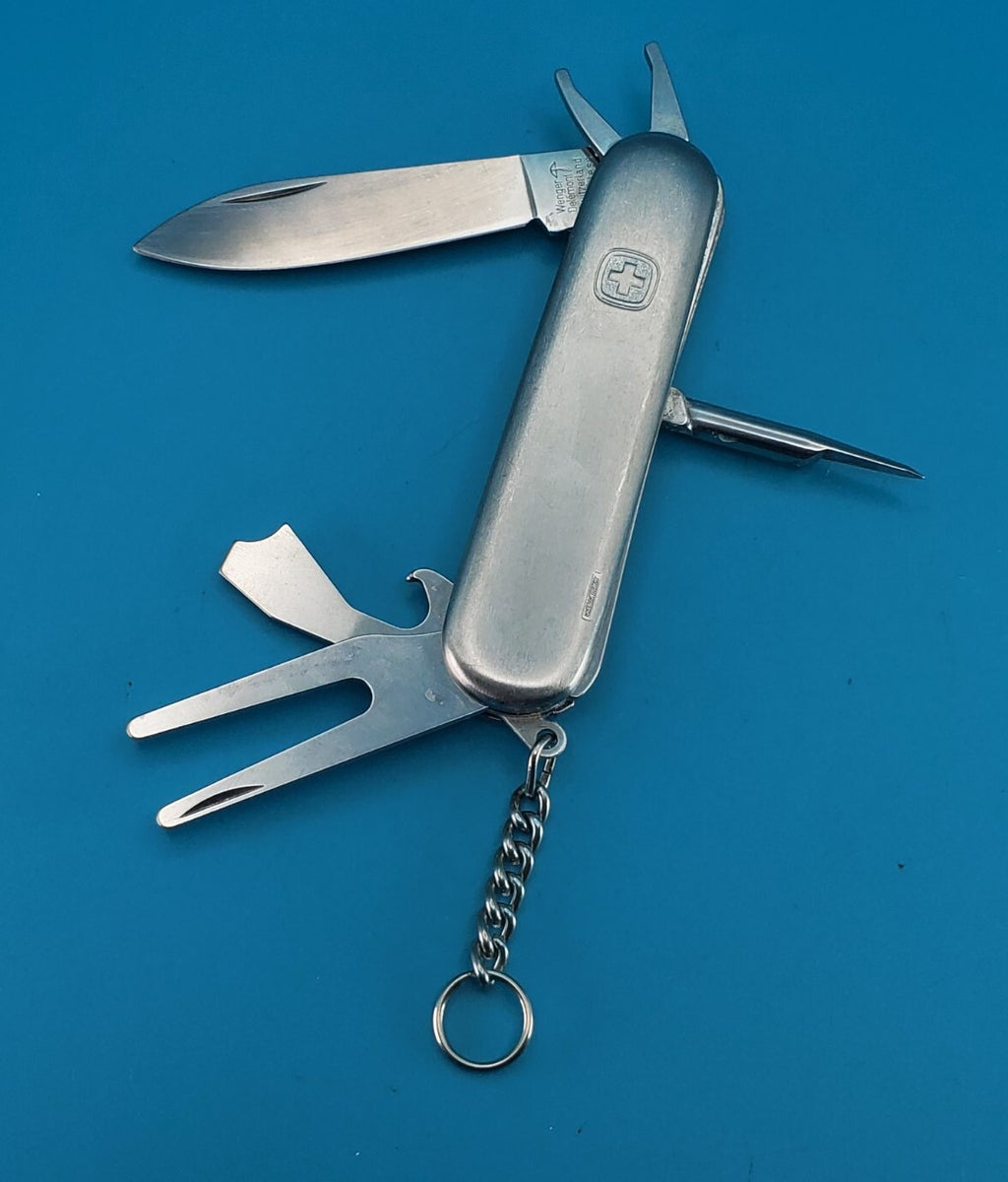 Wenger Golf Pro Stainless Steel Swiss Army Knife! RARE! *ACADEMY PETROLEUM*