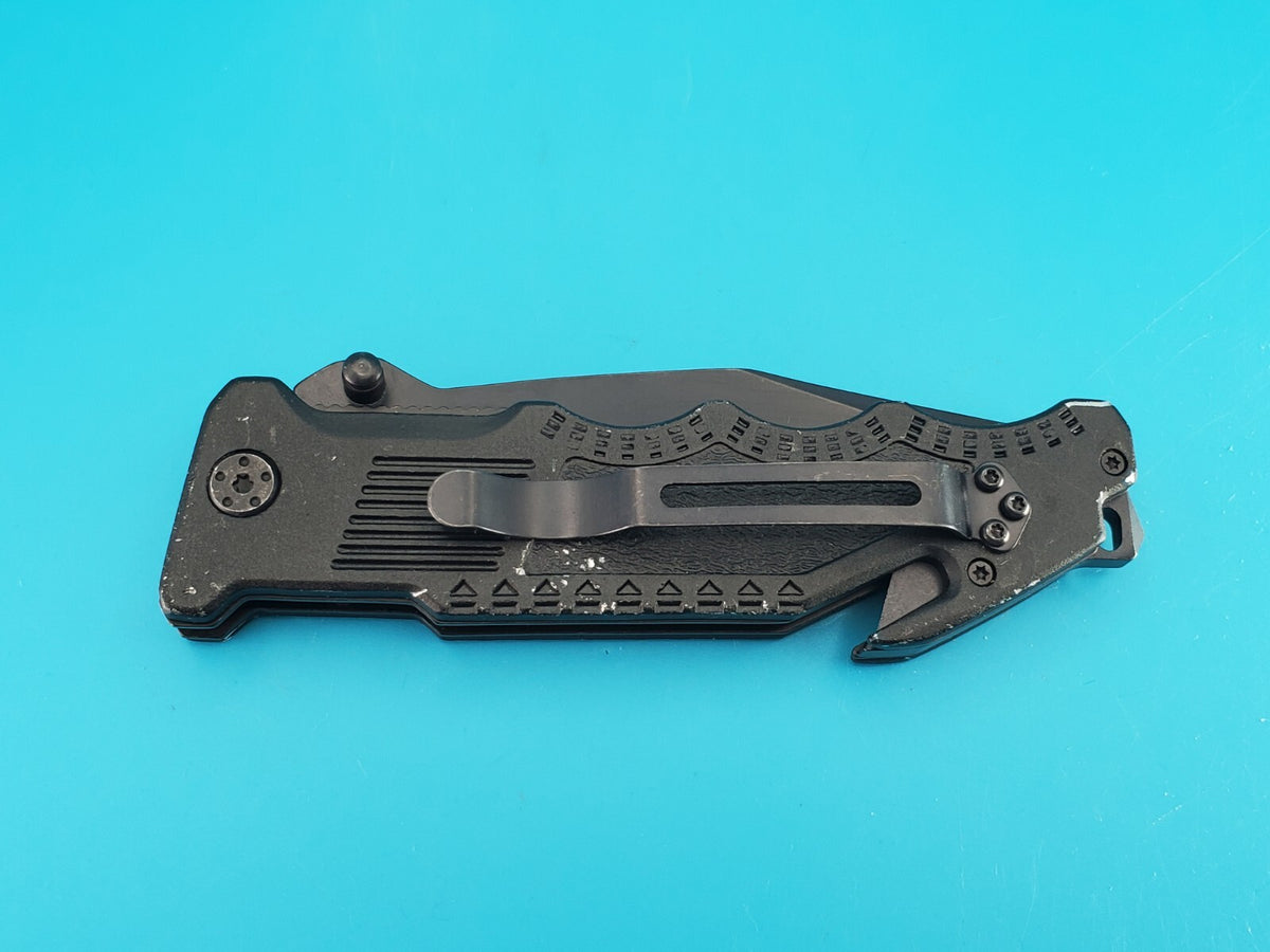 Smith & Wesson Border Guard Liner Lock Plain Edge Folding Pocket Knife!