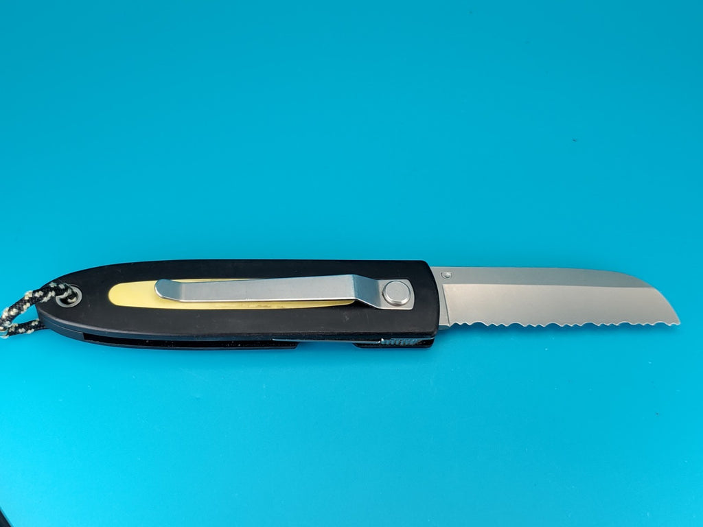 Buck CrossLock 180 RR – River Rafter Serrated Edge Liner Lock Pocket Knife!