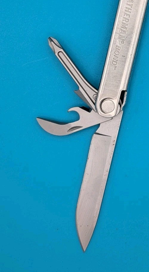 LEATHERMAN Bond Multitool, Stainless Steel Everyday Tool! *SAFETY THIRD*
