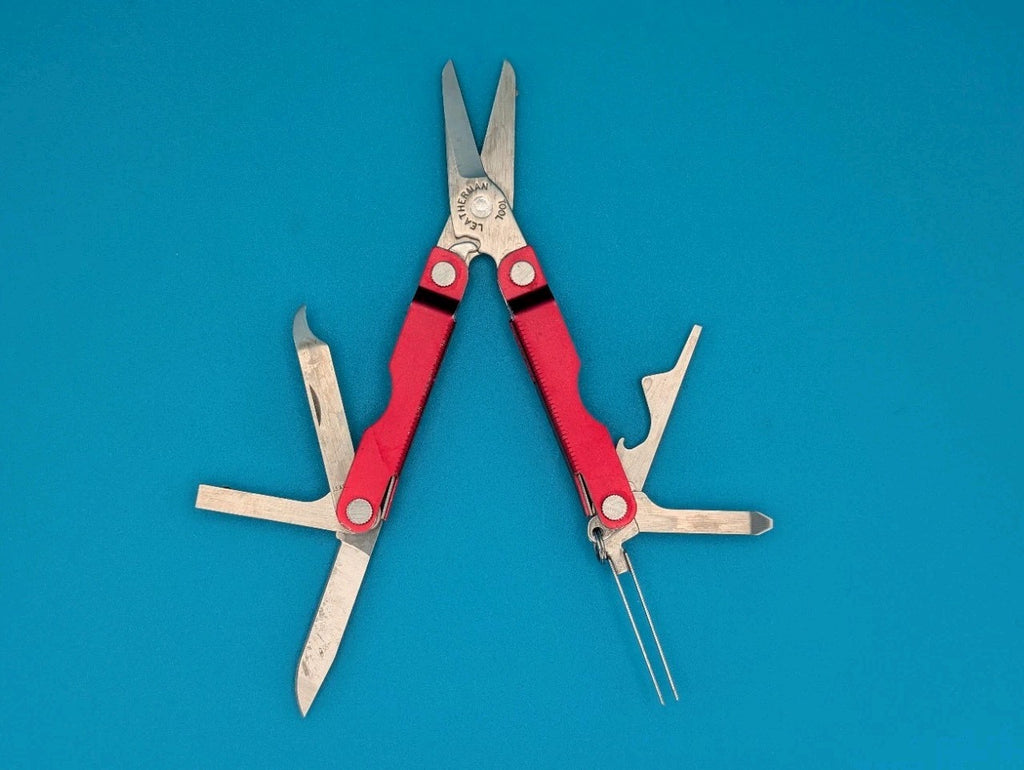 Leatherman Micra Multi-Tool Knife Scissors Key Ring! MIXED COLORS! LOT OF 5!