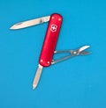 Victorinox Money Clip Red Alox Swiss Army Knife Multi Tool!