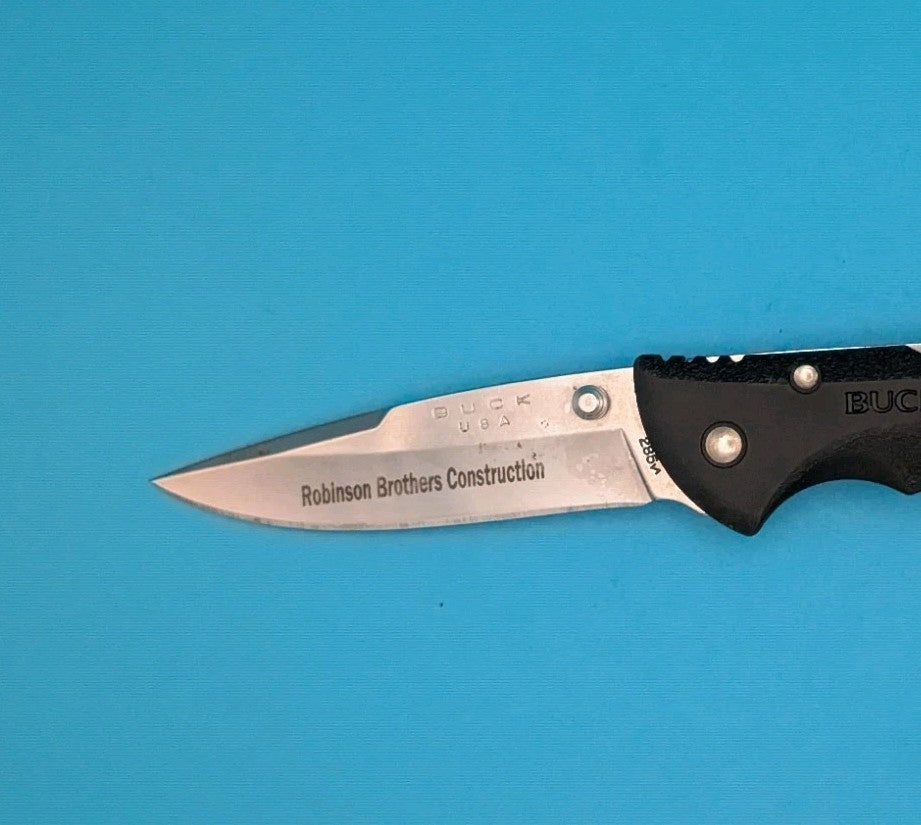 Buck USA 285 Black Lockback Folding Pocket Knife! 2023 DATE!