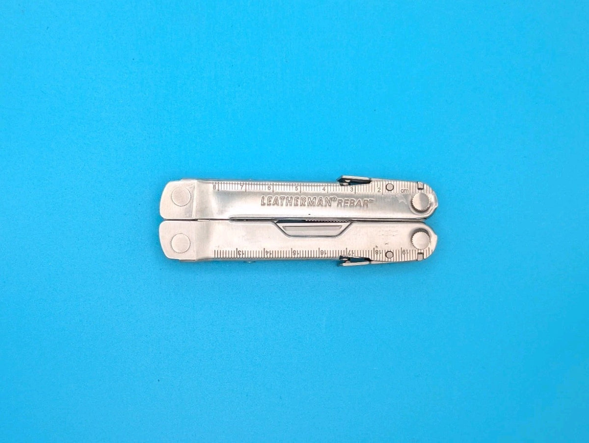 Leatherman Rebar Multi-Tool, Stainless with Sheath, Rogers Group