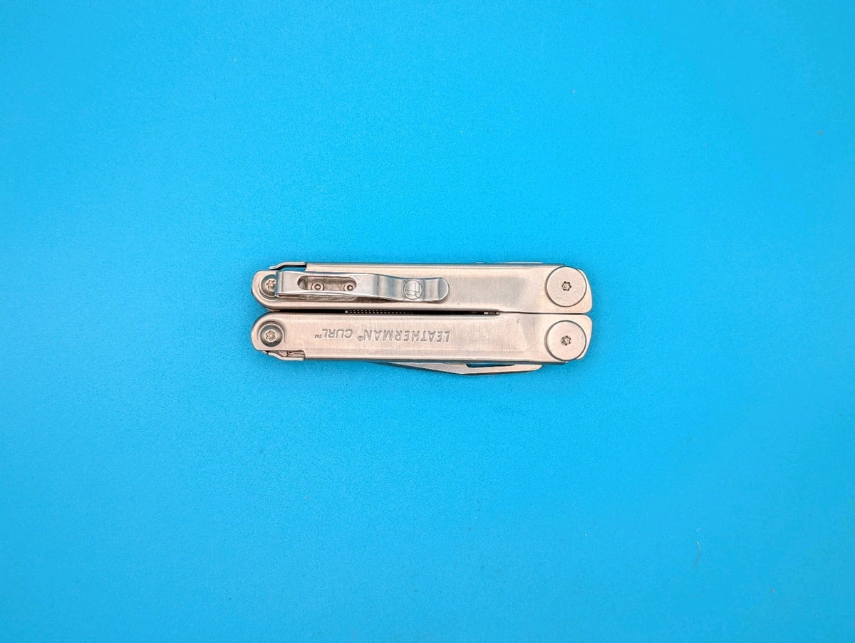 Leatherman Curl Stainless Steel Knife Pliers Multi-Tool! With Sheath! SYNCHRONY