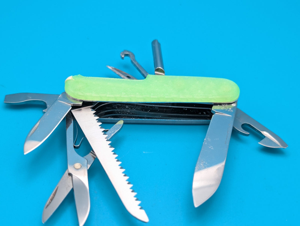 Custom Victorinox Fieldmaster Glow in the Dark Swiss Army Knife Multi Tool!