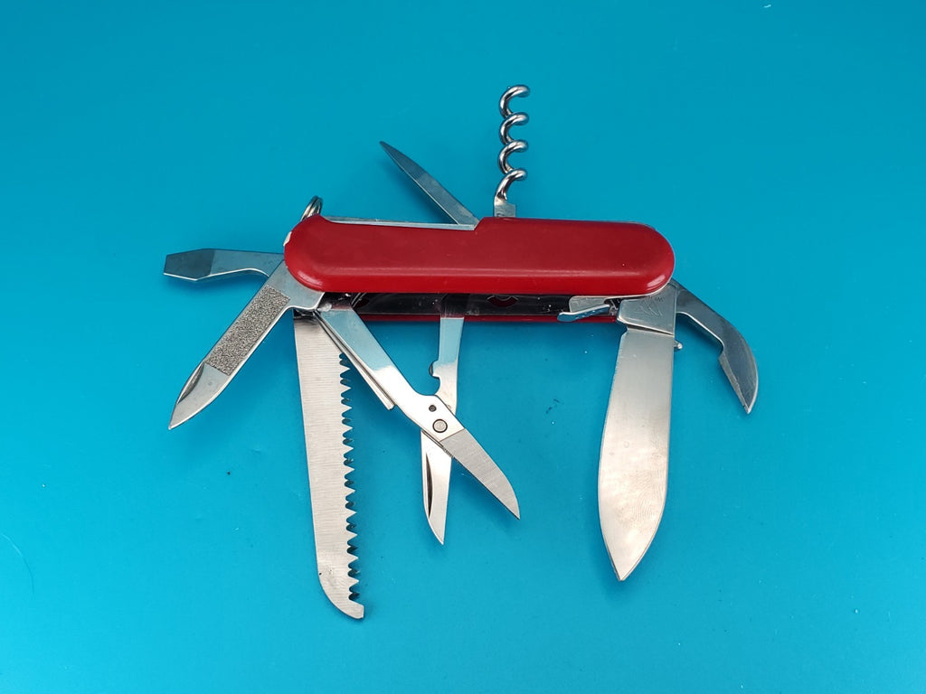 Wenger Security 17 Swiss Army Knife Multi Tool with Locking Blade!