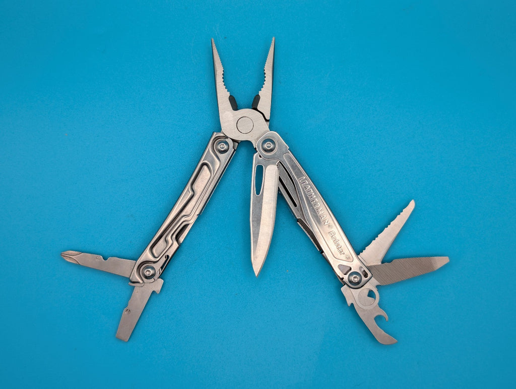 Leatherman Bolster 13 Tool Stainless Steel Multi-Tool! With Sheath!