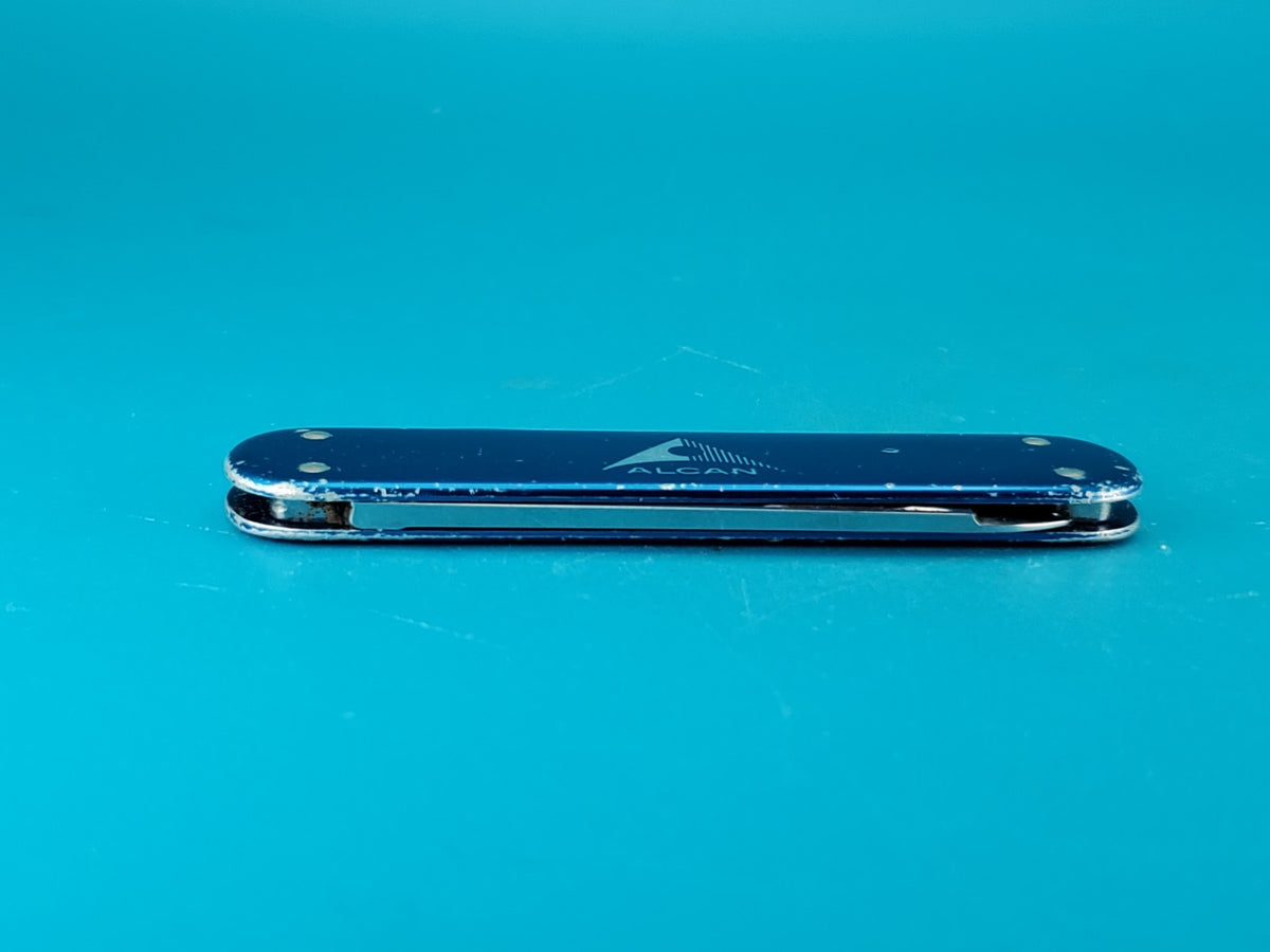 Vintage Victorinox Alox Prince Swiss Army Knife Multi Tool! RARE! BLUE!