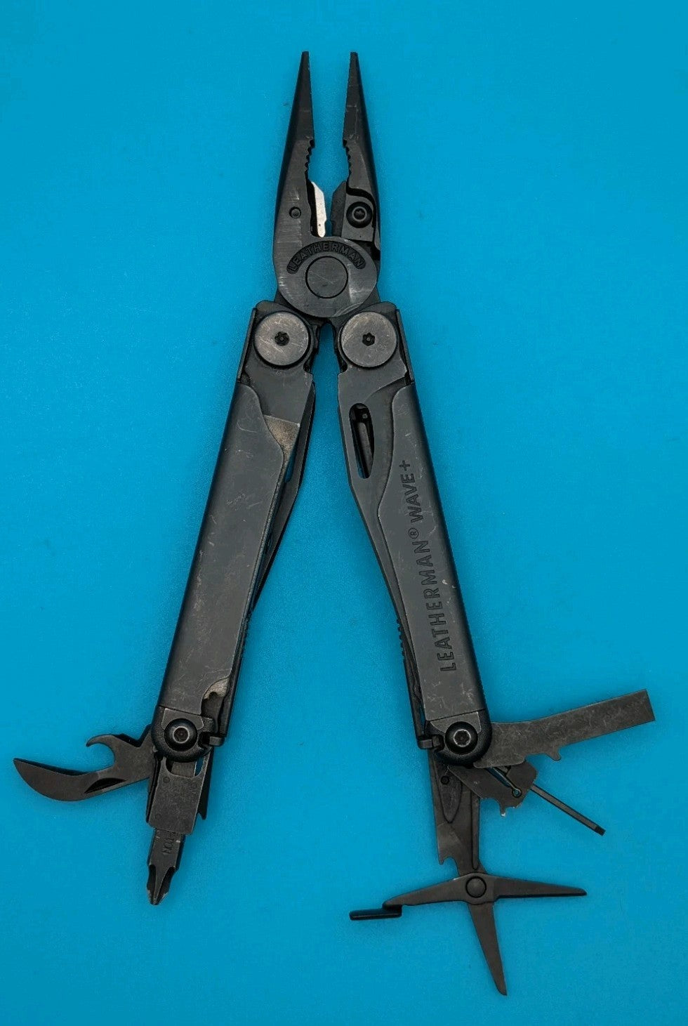Leatherman Wave Plus + Multi-Tool! FAST SHIPPING! BLACK OXIDE! WITH SHEATH!