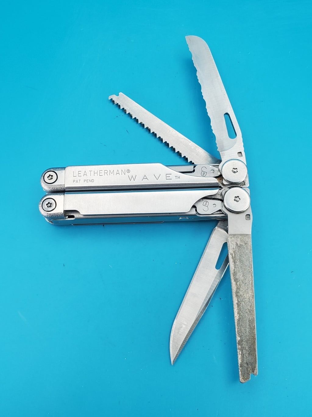 Leatherman Wave Original Vintage Retired, Dated 0502 (May, 2002) with Sheath